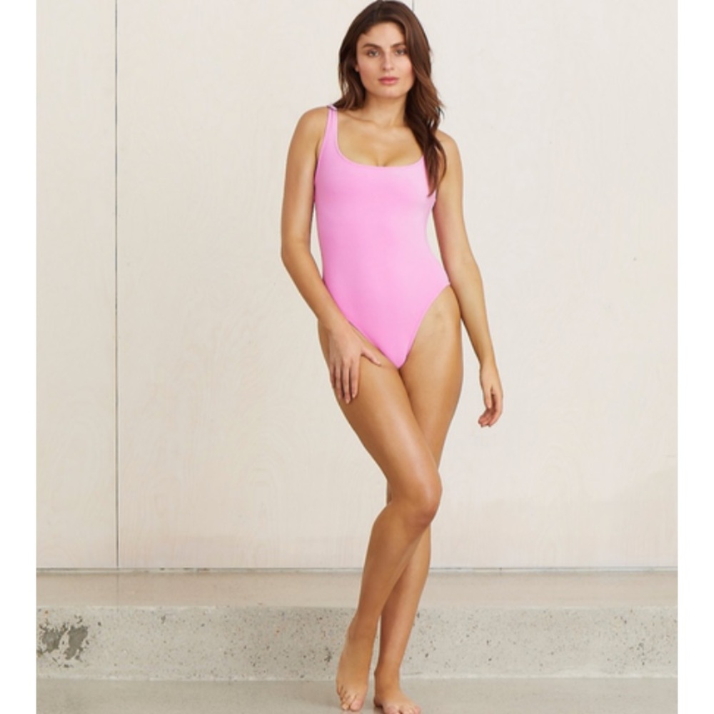 Bec + Bridge Jerry pink one piece